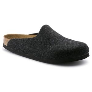 BIRKENSTOCK Amsterdam Felt Light Gray Clogs -